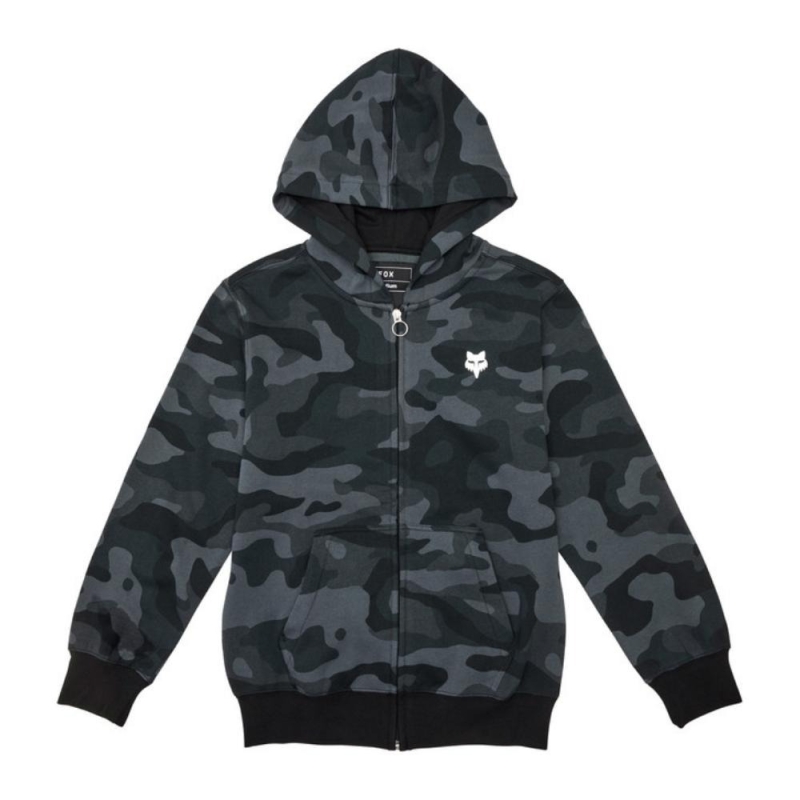 Bluza z kapturem dziecięca Fox Junior Fox Head Black Camo