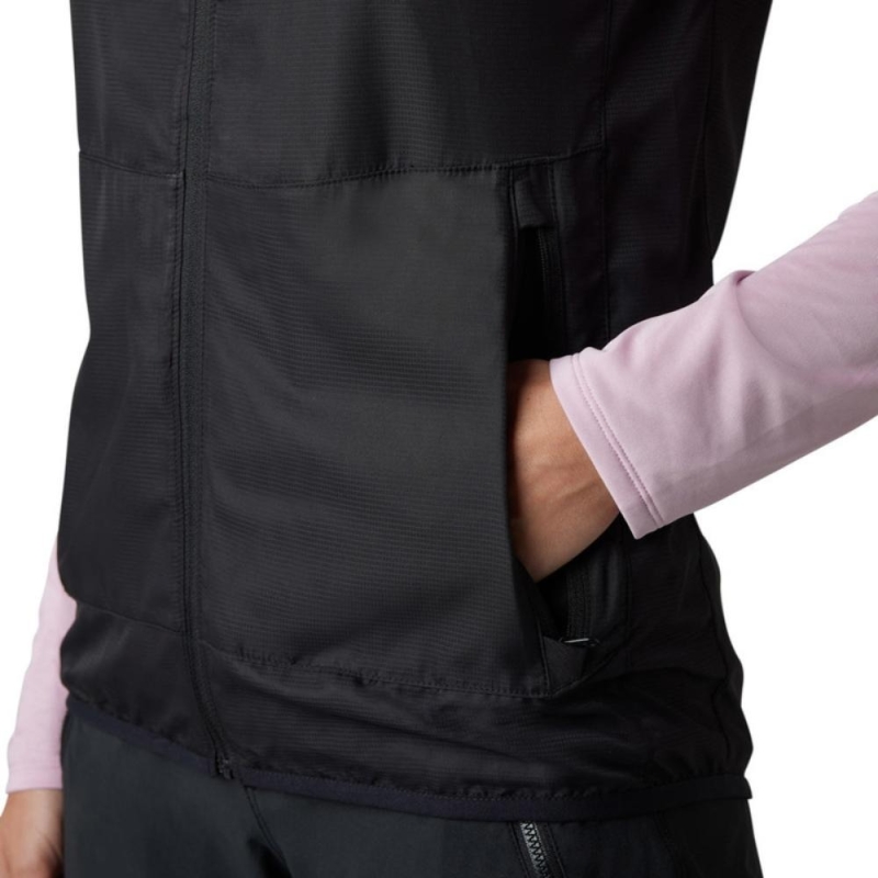 Kamizelka rowerowa damska Ranger Lady Ranger Wind czarna