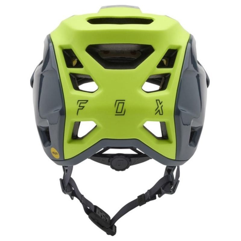 Kask rowerowy Fox Speedframe Pro Klif MIPS szaro-żółty