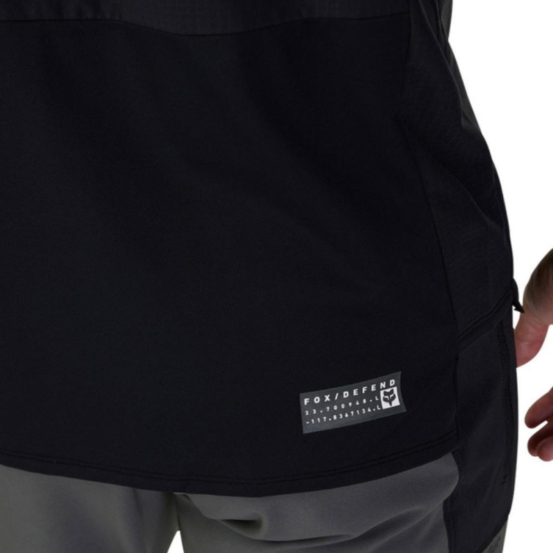 Koszulka rowerowa z długim rękawem Fox Defend Thermal Black