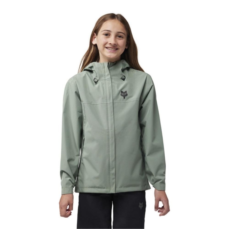 Kurtka rowerowa dziecięca Fox Junior Ranger 2.5L Water zielona