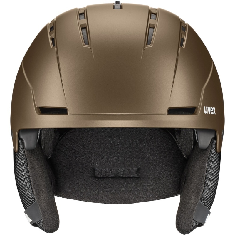 Kask narciarski Uvex Stance brązowy