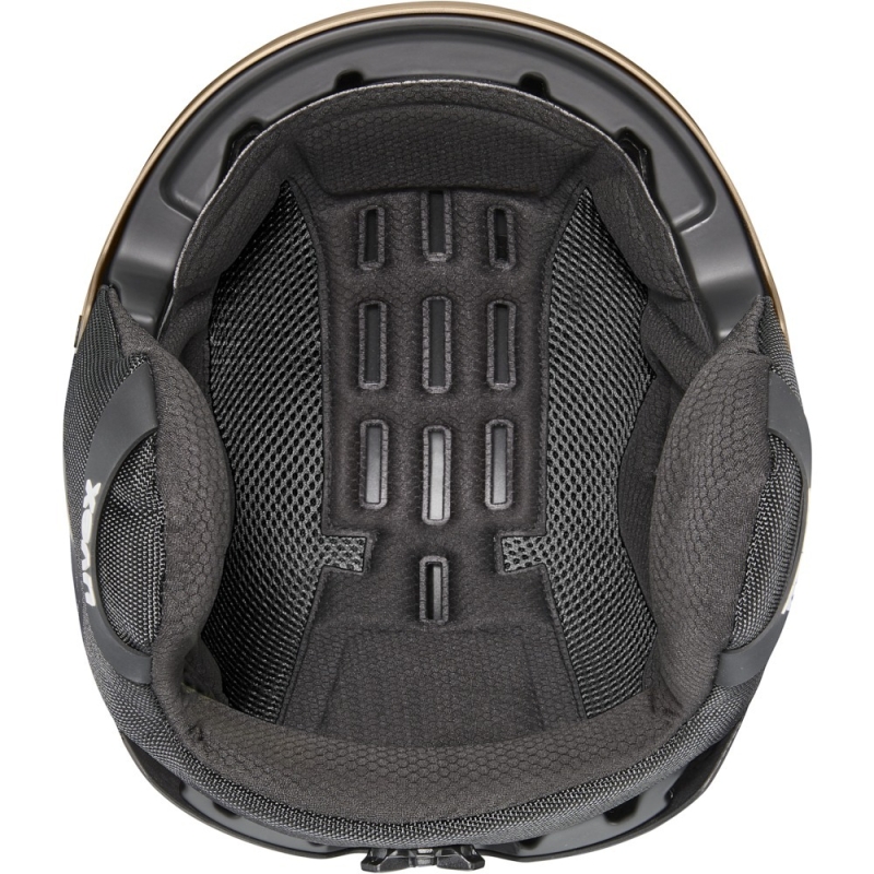 Kask narciarski Uvex Stance brązowy