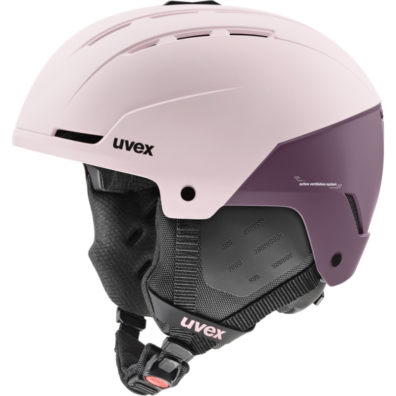 Kask narciarski Uvex Stance fioletowy