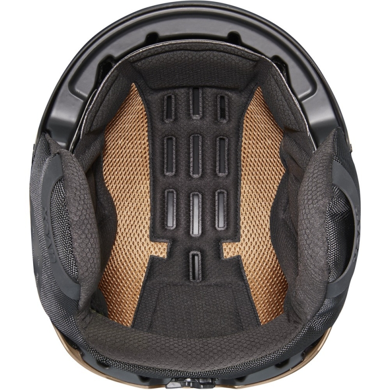 Kask narciarski Uvex Stance MIPS czarno-złoty