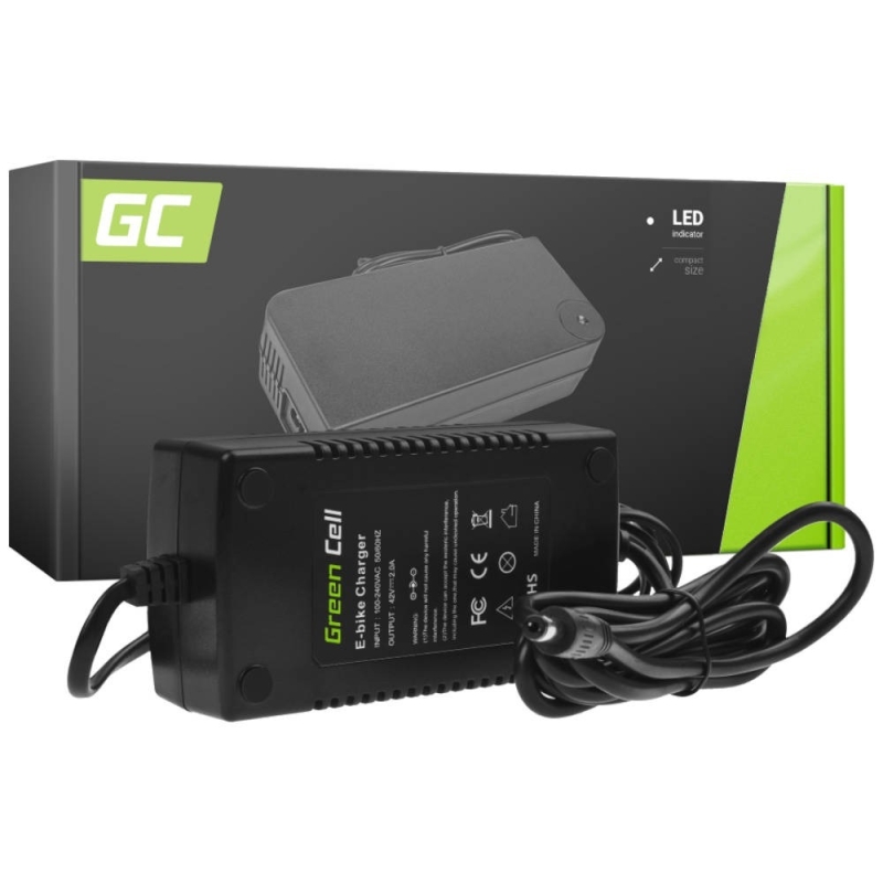 Ładowarka do roweru elektrycznego Greencell 42 V 2 A