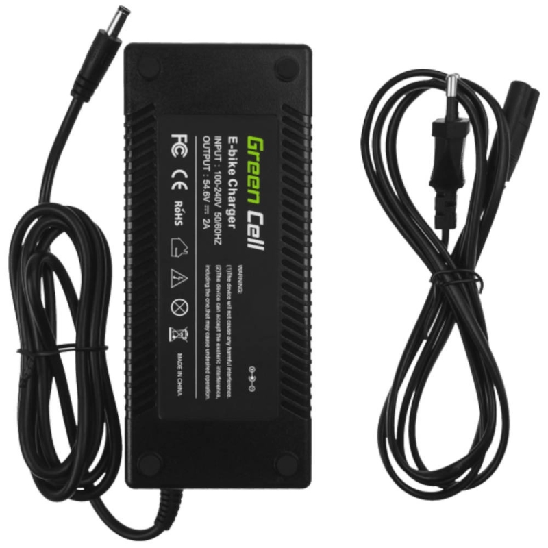 Ładowarka do roweru elektrycznego Greencell 54,6 V 2 A