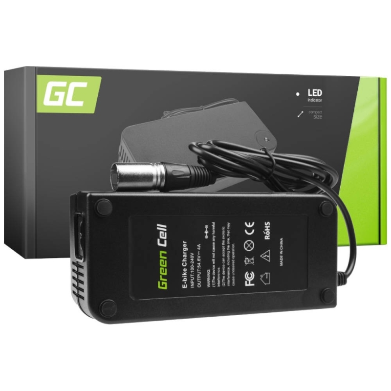 Ładowarka do roweru elektrycznego Greencell 54,6 V 4 A