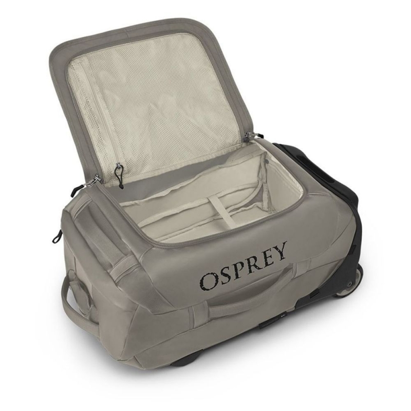 Torba Osprey Rolling Transporter beżowa