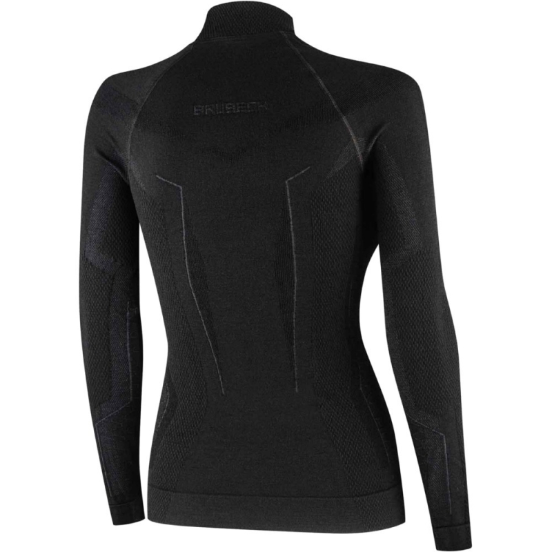 Komplet bielizny termoaktywnej damskiej Brubeck Extreme Merino czarny