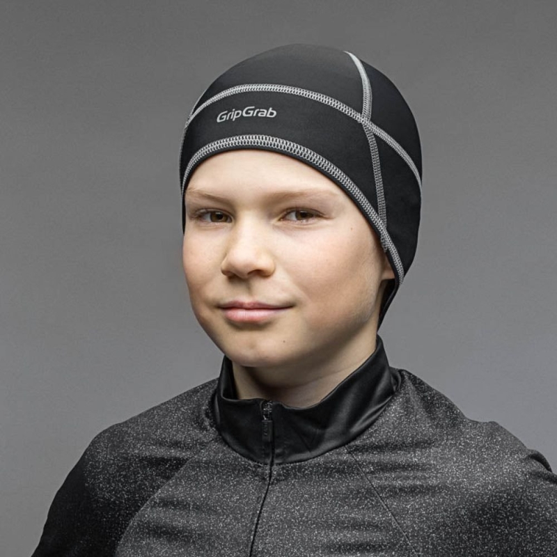 Czapka pod kask dziecięca GripGrab Kids Thermal Winter czarna