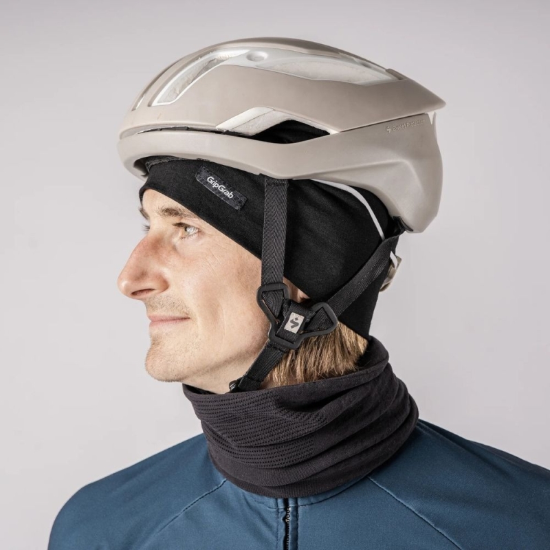 Czapka pod kask GripGrab Merino Blend Lightweight czarna