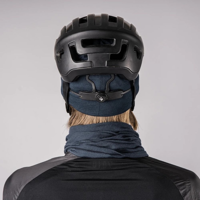 Czapka pod kask GripGrab Merino Blend Lightweight granatowa