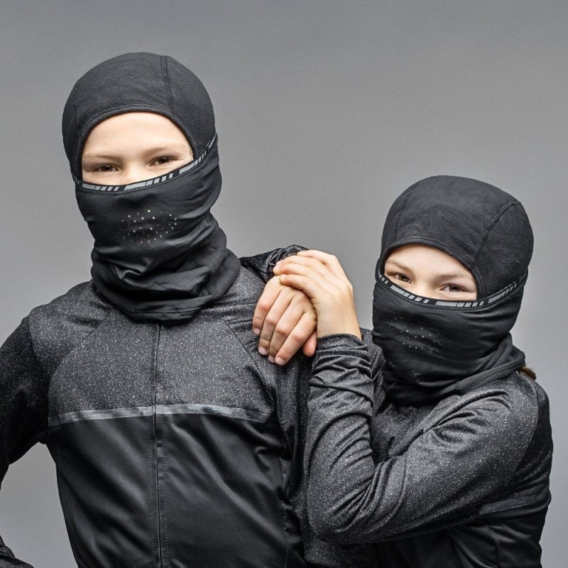 Kominiarka dziecięca GripGrab Kids Thermal Winter Balaclava czarna
