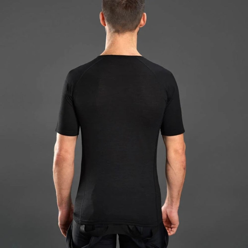 Koszulka termoaktywna GripGrab Merino Blend Thermal czarna