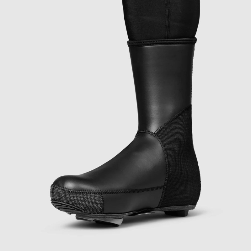 Ochraniacze na buty GripGrab PACR Waterproof Winter Road czarne