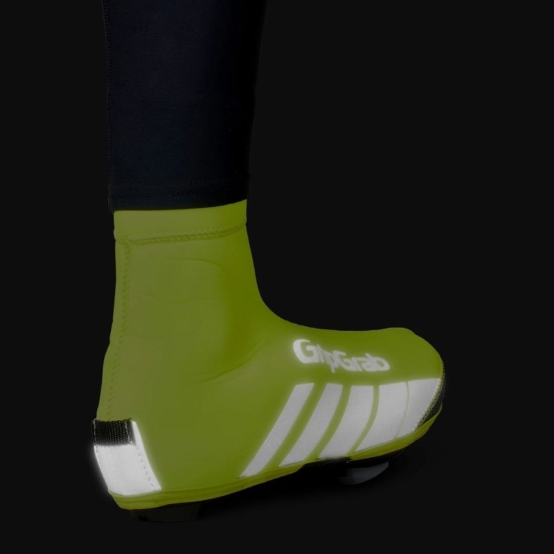 Ochraniacze na buty GripGrab RaceThermo Waterproof Winter Road żółte