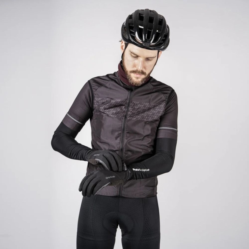 Rękawiczki długie GripGrab Hurricane 2 Windproof czarne
