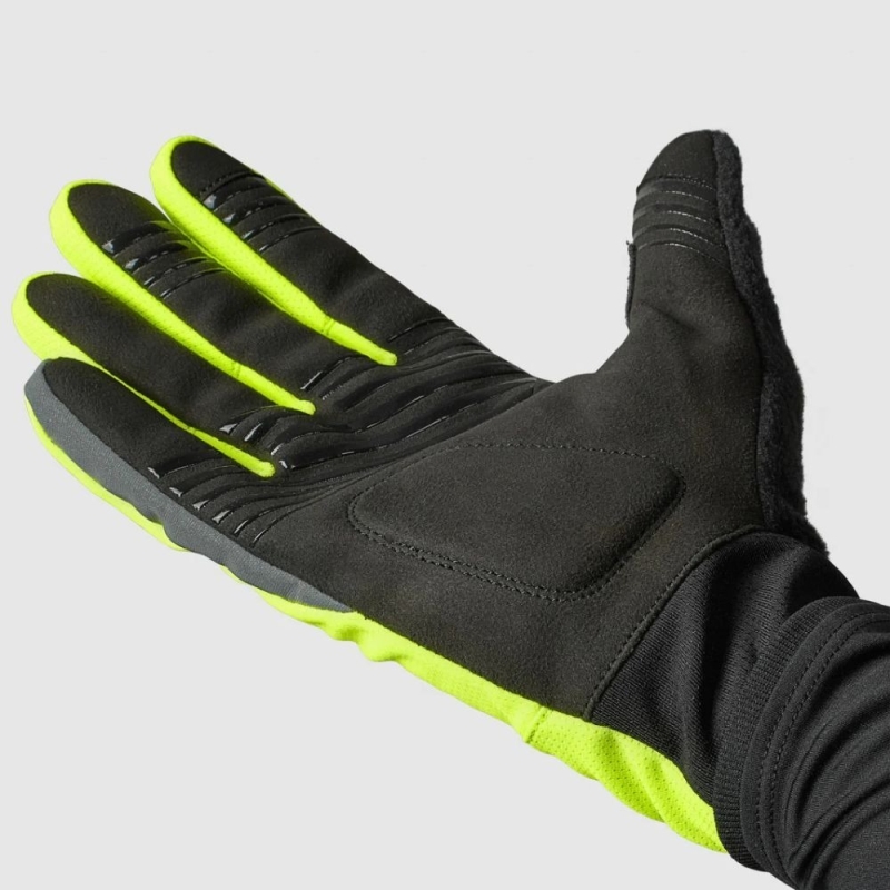 Rękawiczki długie GripGrab Hurricane 2 Windproof żółte