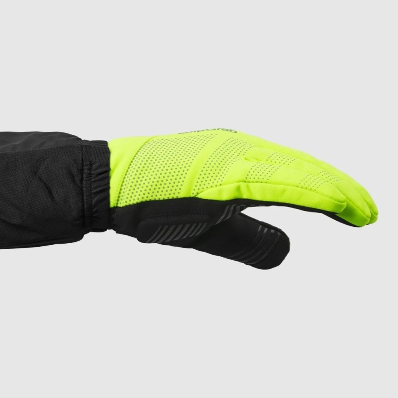Rękawiczki długie GripGrab RIDE 2 Waterproof Winter żółte