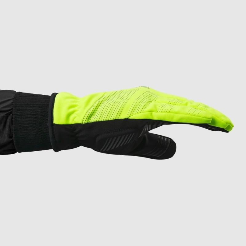 Rękawiczki długie GripGrab RIDE 2 Windproof Winter żółte