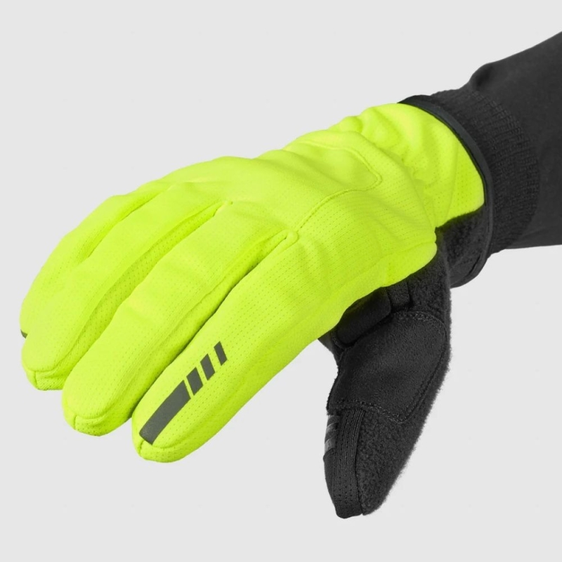 Rękawiczki długie GripGrab Windster 2 Windproof Winter żółte