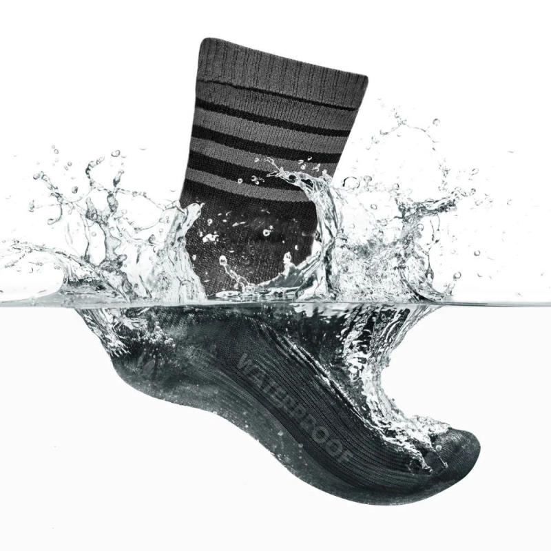Skarpetki GripGrab Merino-Lined Waterproof Winter czarne