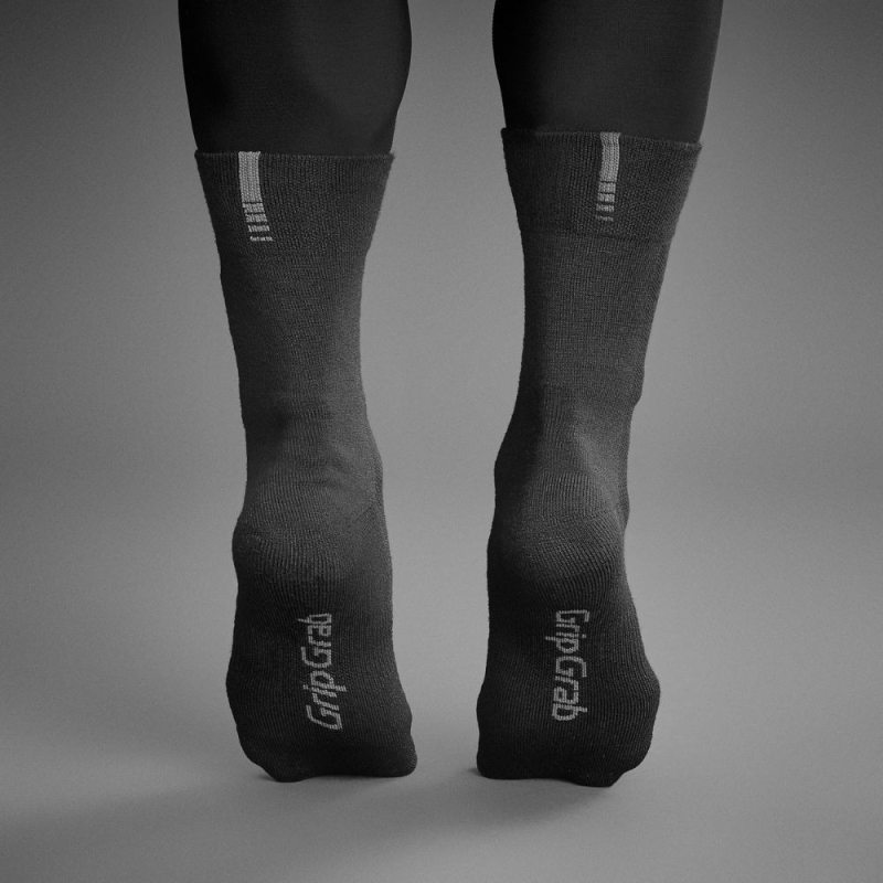 Skarpetki GripGrab Thermo SL Winter czarne