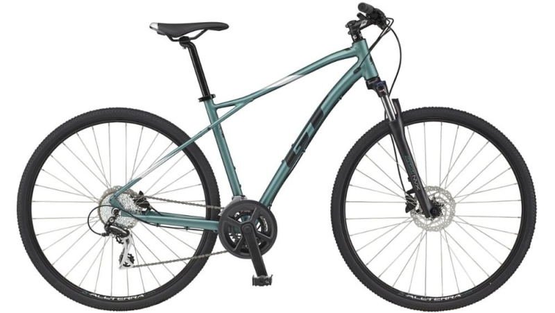 Rower crossowy GT Transeo Elite zielony