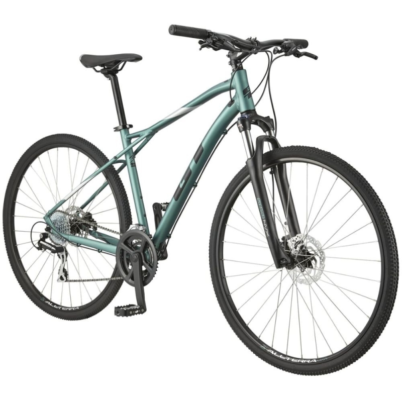Rower crossowy GT Transeo Elite zielony