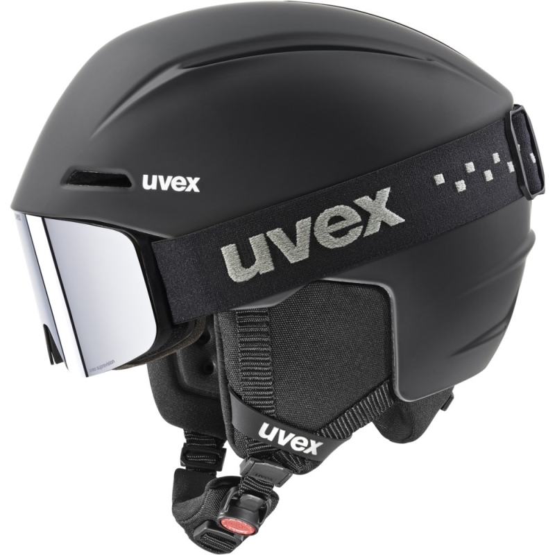 Kask narciarski dziecięcy Uvex Viti Set czarny