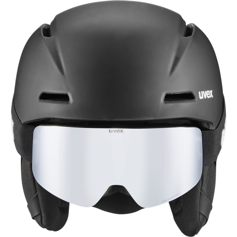 Kask narciarski dziecięcy Uvex Viti Set czarny