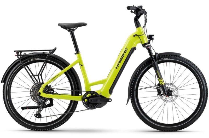 Rower elektryczny Haibike Trekking 5 Low limonkowy 2025