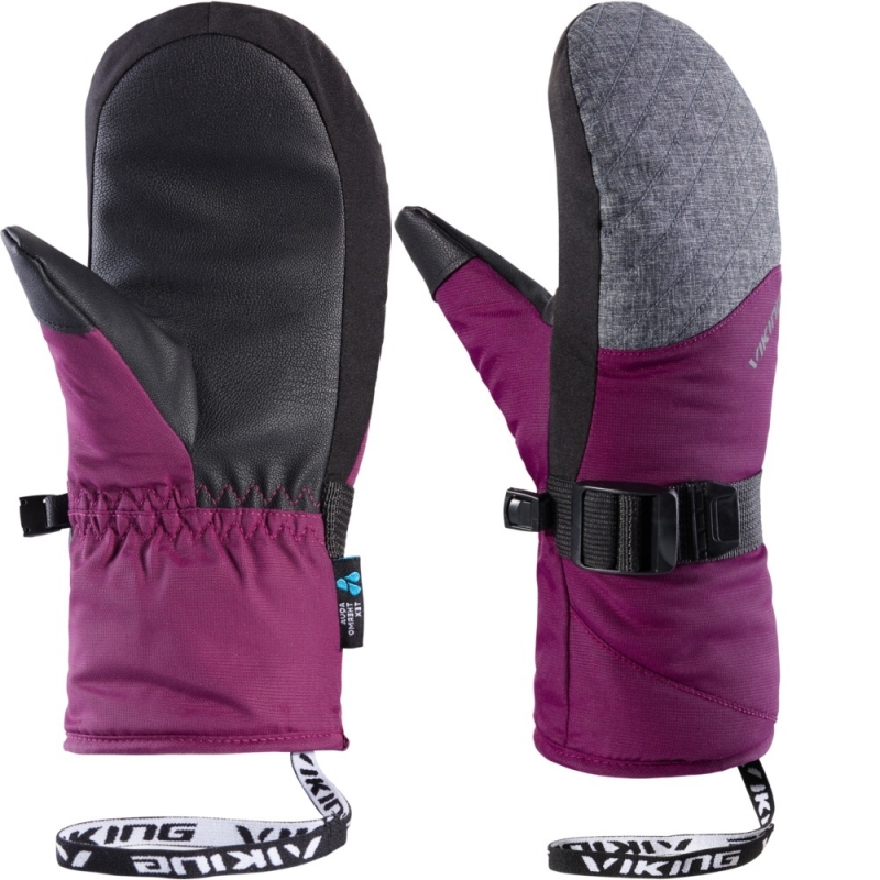 Rękawice narciarskie damskie Viking Espada Mitten fuksja