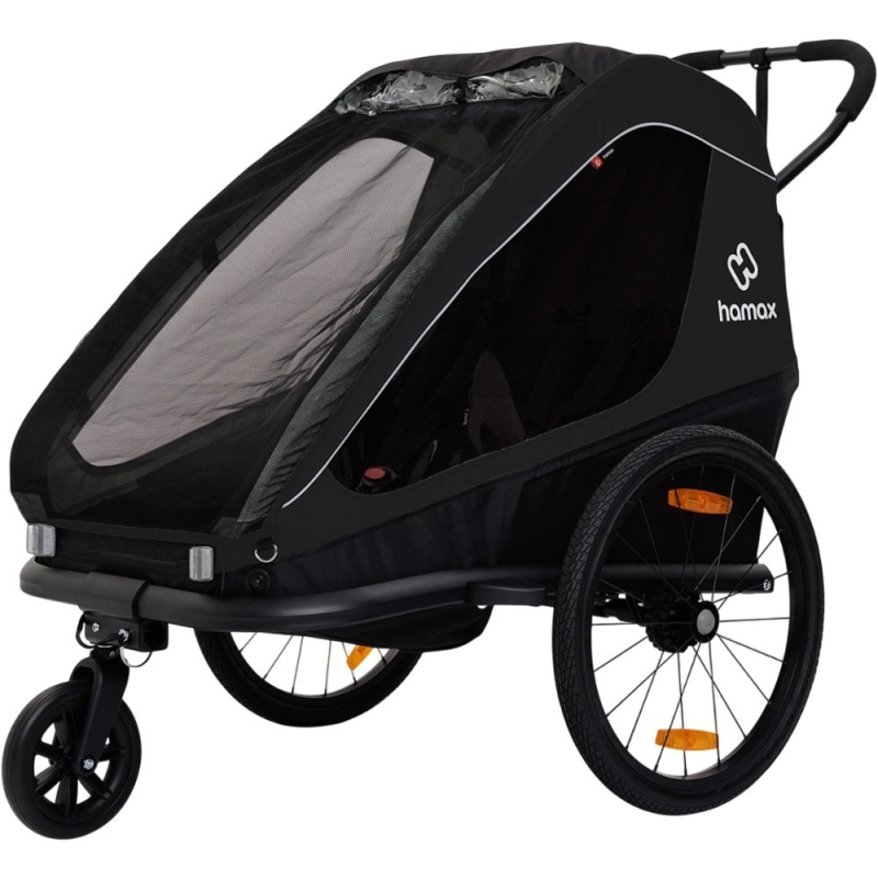 Przyczepka dziecięca Hamax Traveller Twin czarna