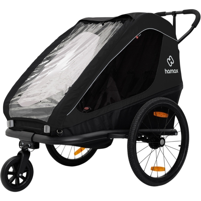 Przyczepka dziecięca Hamax Traveller Twin czarna