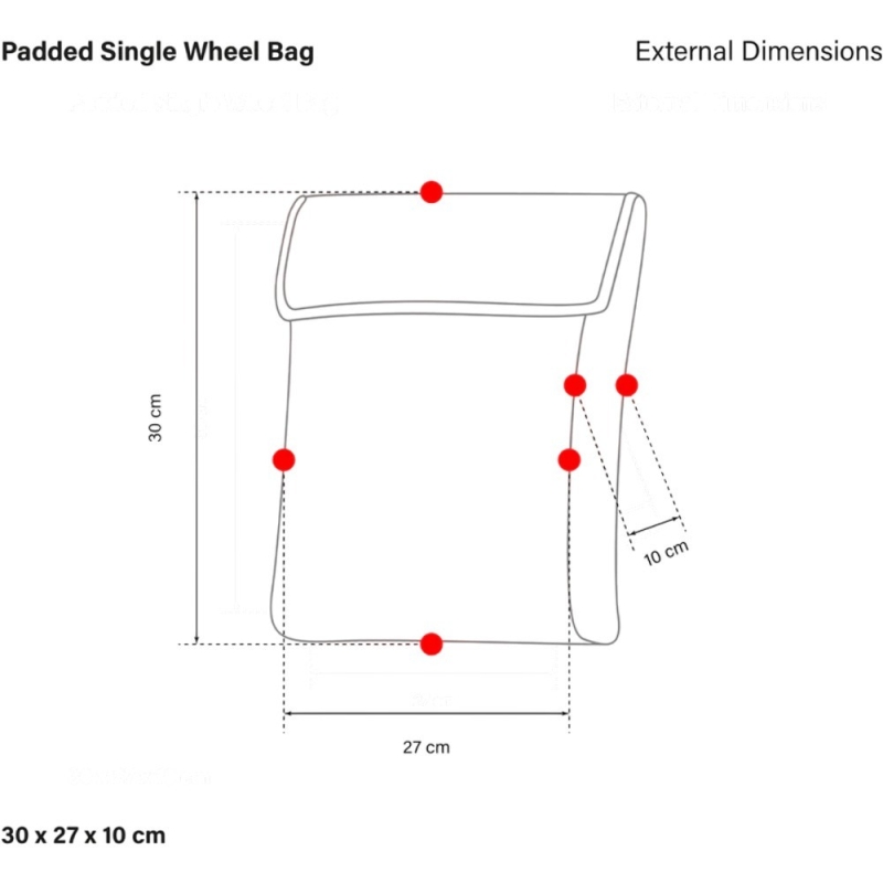 Torba na koło Scicon Padded Single Wheel Bag