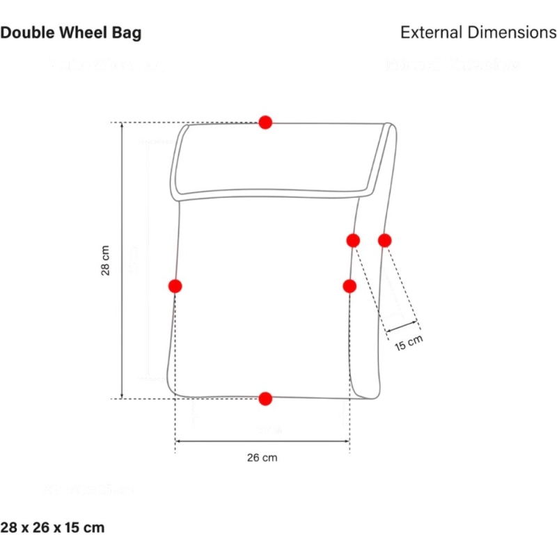 Torba na koła Scicon Double Wheel Bag