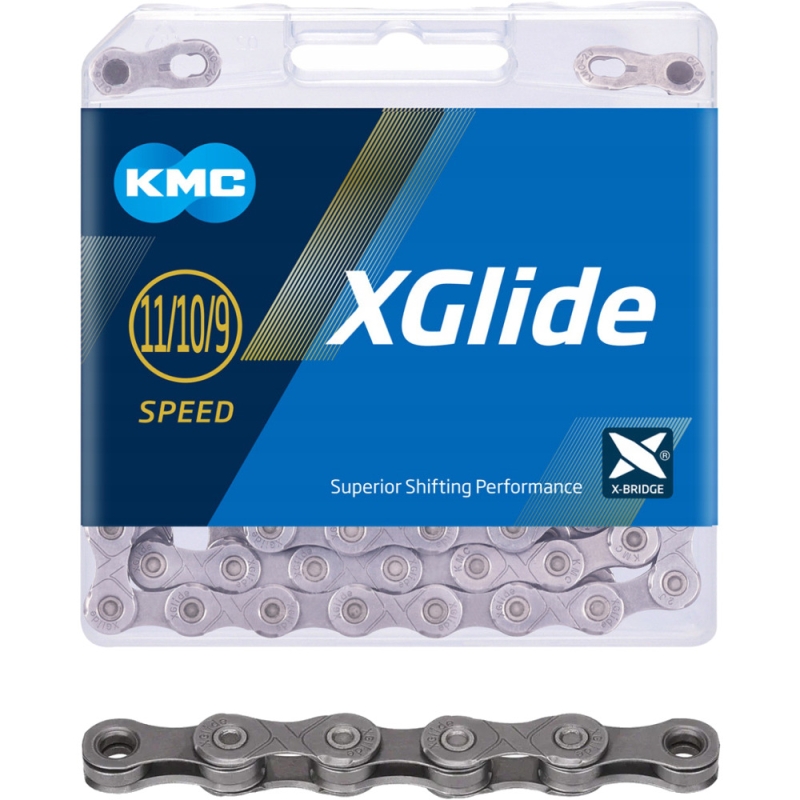Łańcuch KMC xGlide EPT Long szary