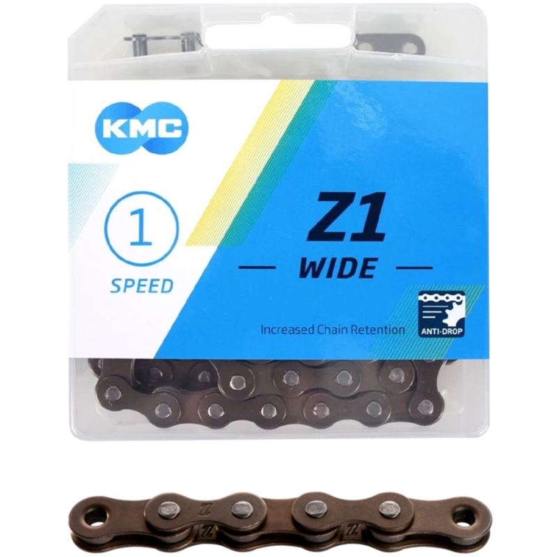 Łańcuch KMC Z1 Wide brązowy
