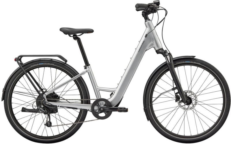 Rower elektryczny Cannondale Mavaro Neo SL 2 Monotube srebrny