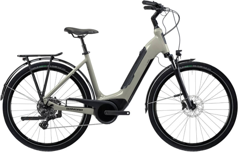 Rower elektryczny Winora Tria 10 Monotube grey