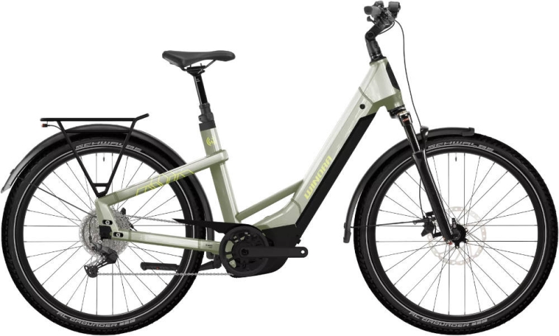 Rower elektryczny Winora Yakun X10 Low ivory green