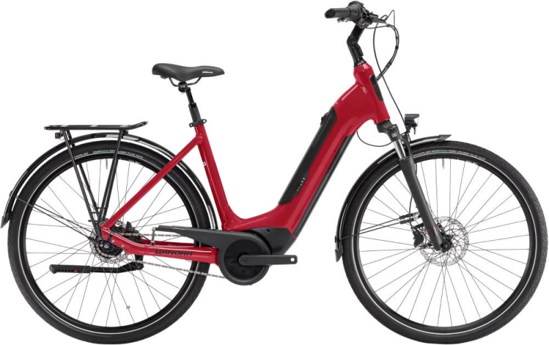 Rower elektryczny Winora Tria N8 classic red