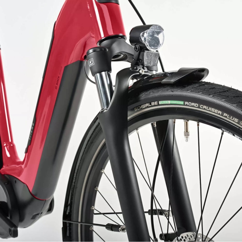 Rower elektryczny Winora Tria N8 classic red