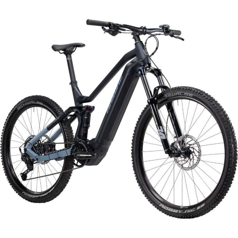 Rower elektryczny Haibike AllTrail 3 czarno-błękitny