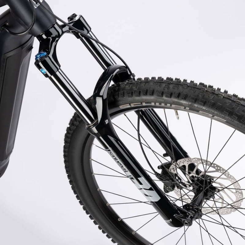 Rower elektryczny Haibike AllTrail 3 czarno-błękitny
