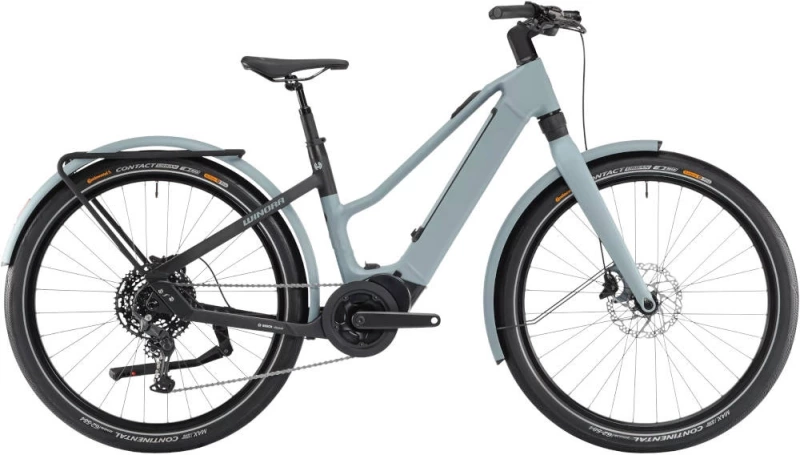 Rower elektryczny Winora iRide Pure X10 Mid nile blue