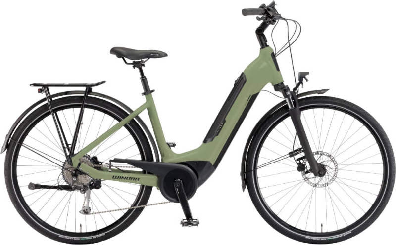 Rower elektryczny Winora Tria X9 peppermint