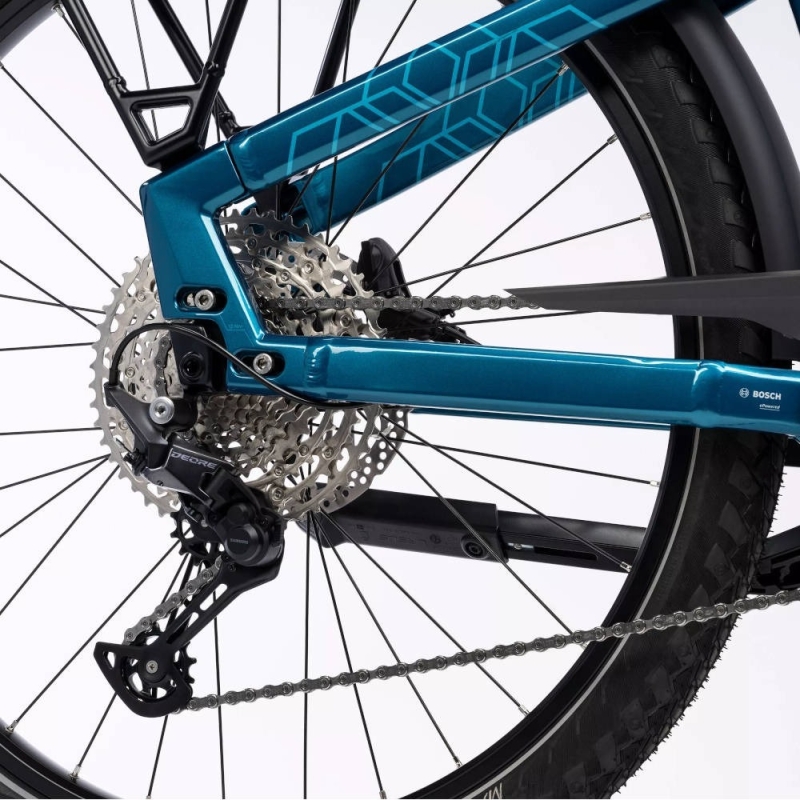 Rower elektryczny Winora Yakun X12 High blue monday